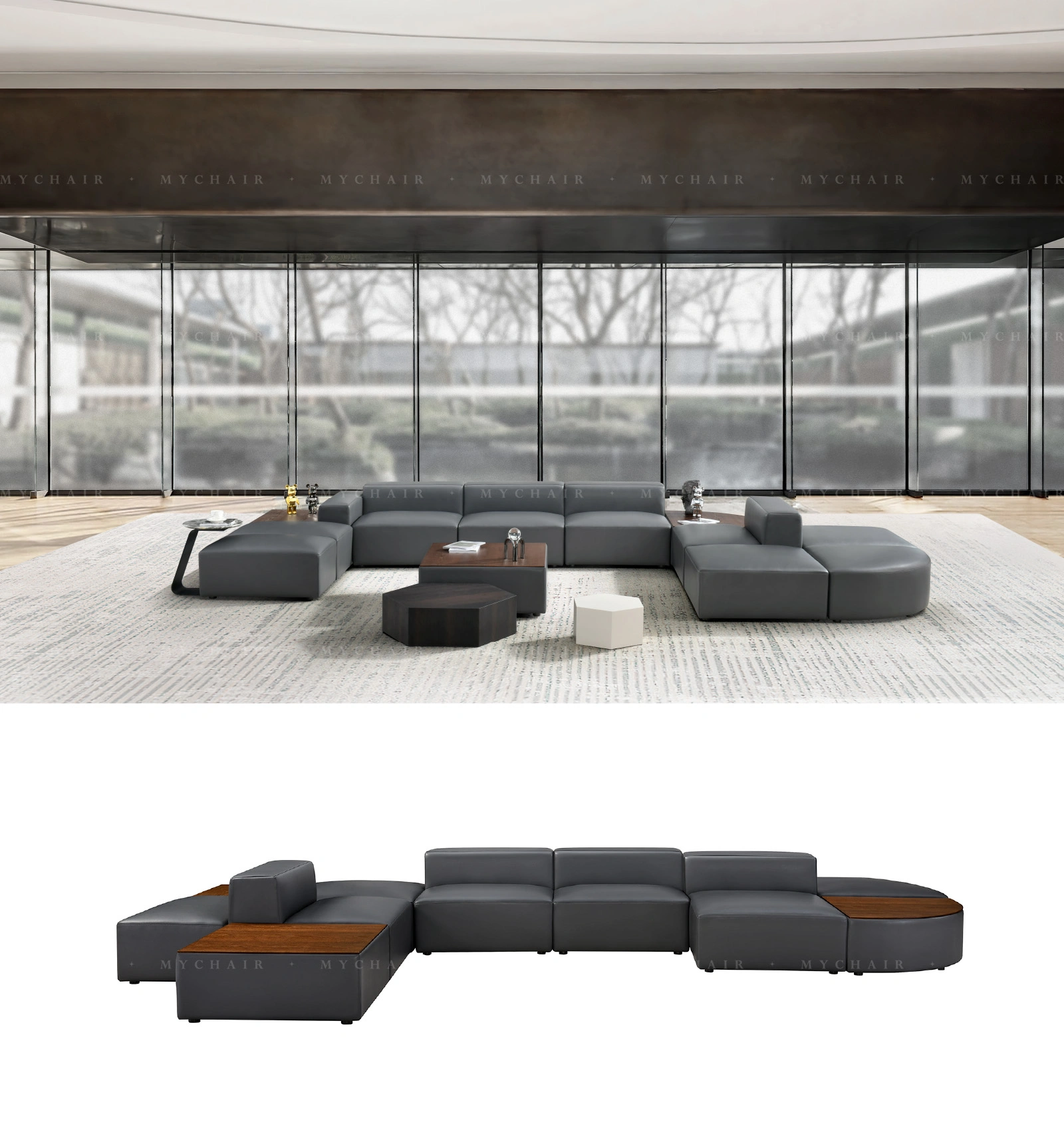 Bộ Sofa Da Cao Cấp Nhập Khẩu MyChair SF47