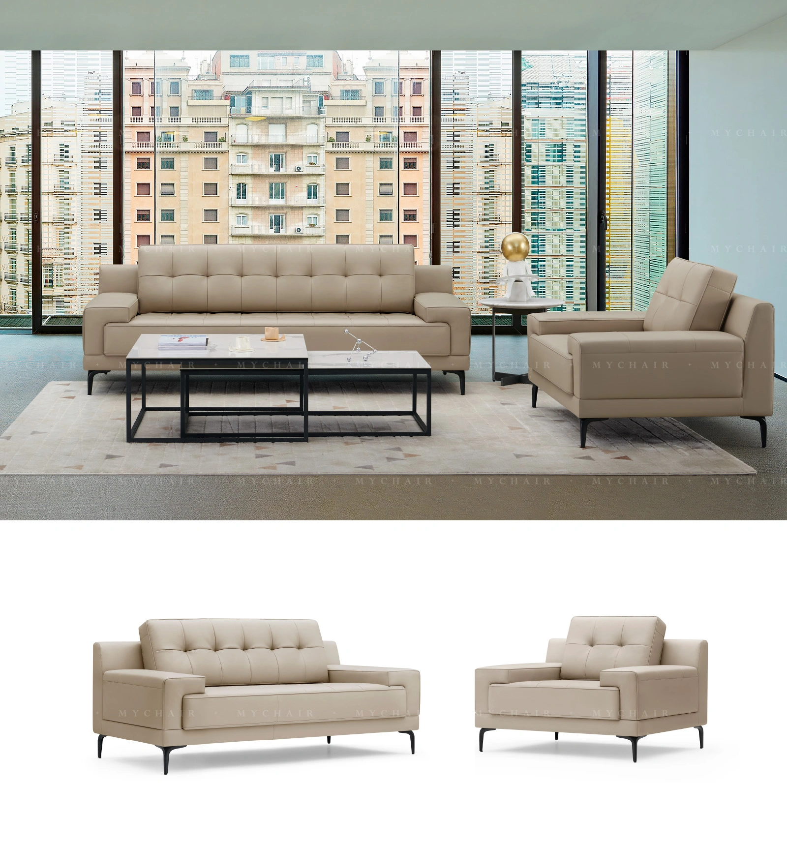 Bộ Sofa Da Cao Cấp Nhập Khẩu MyChair SF58