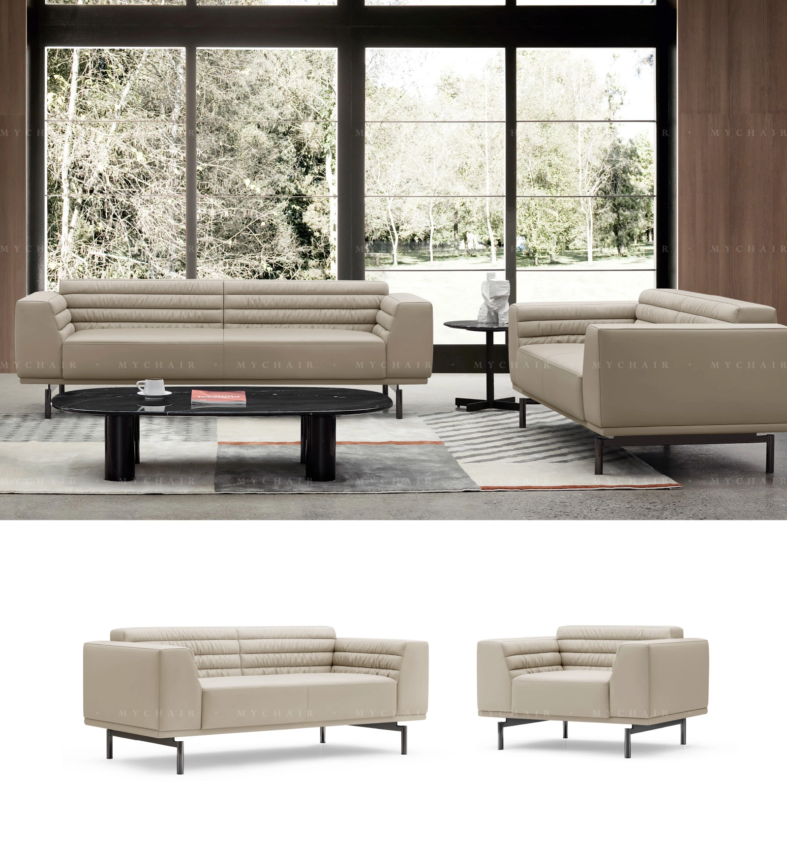 Bộ Sofa Da Cao Cấp Nhập Khẩu MyChair SF61