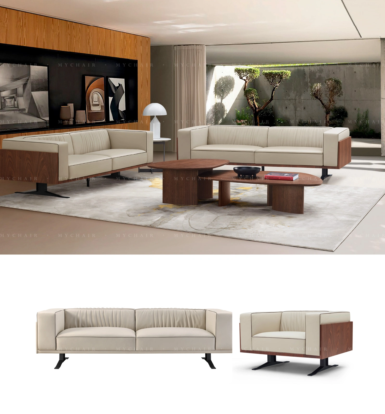 Bộ Sofa Da Cao Cấp Nhập Khẩu MyChair SF819