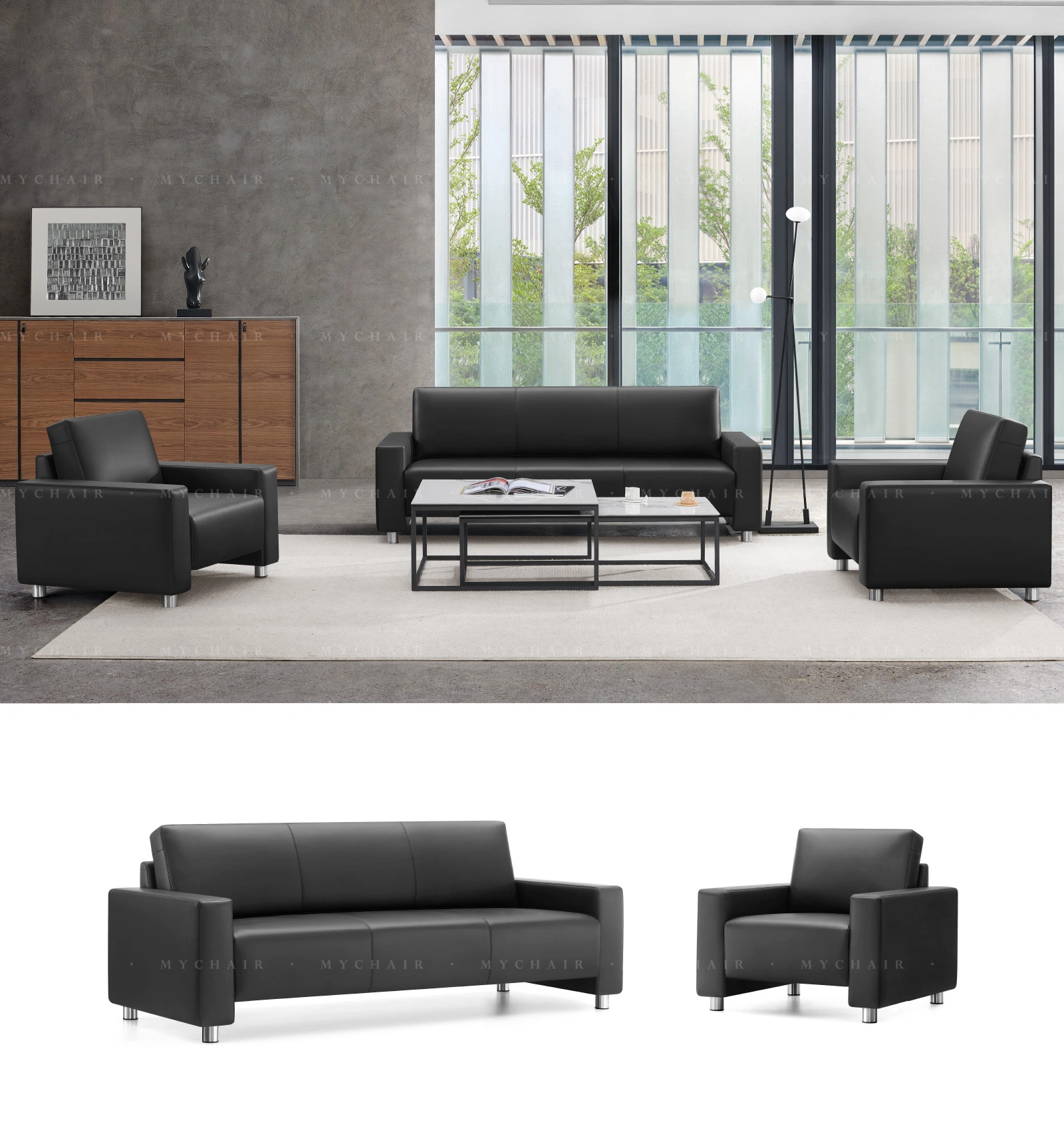 Bộ Sofa Da Cao Cấp Nhập Khẩu MyChair SF827