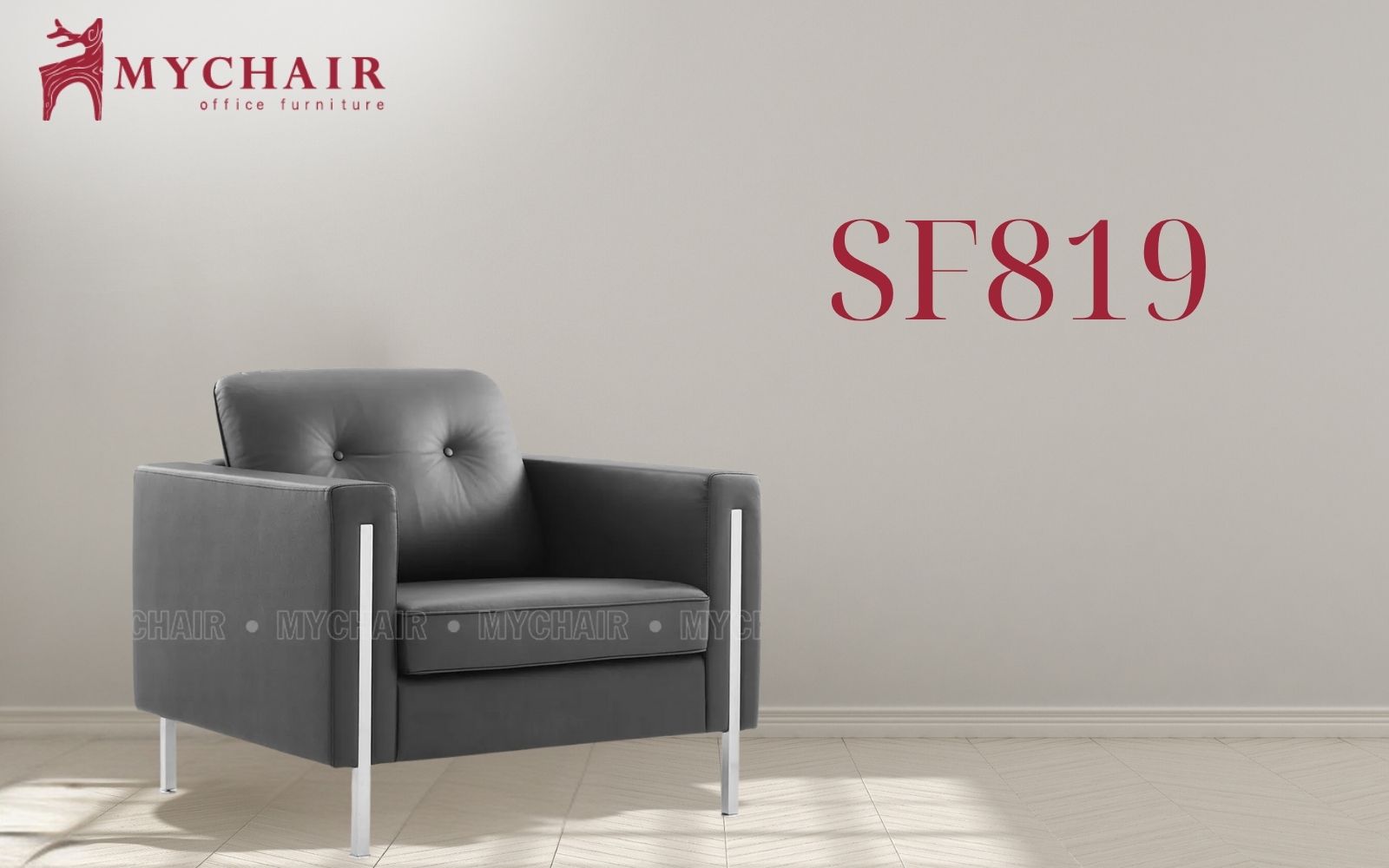 Bộ Sofa da cao cấp nhập khẩu MyChair SF819