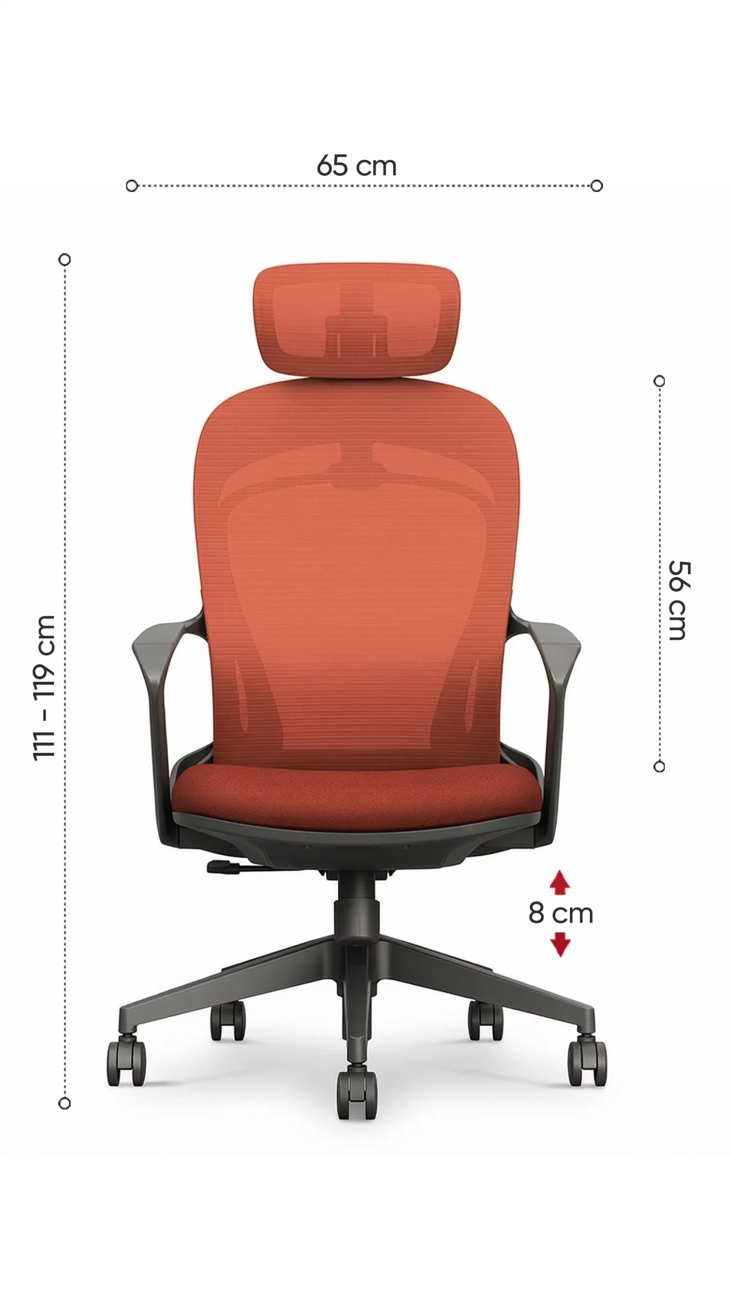 ghế xoay lưới lưng cao FM100AB