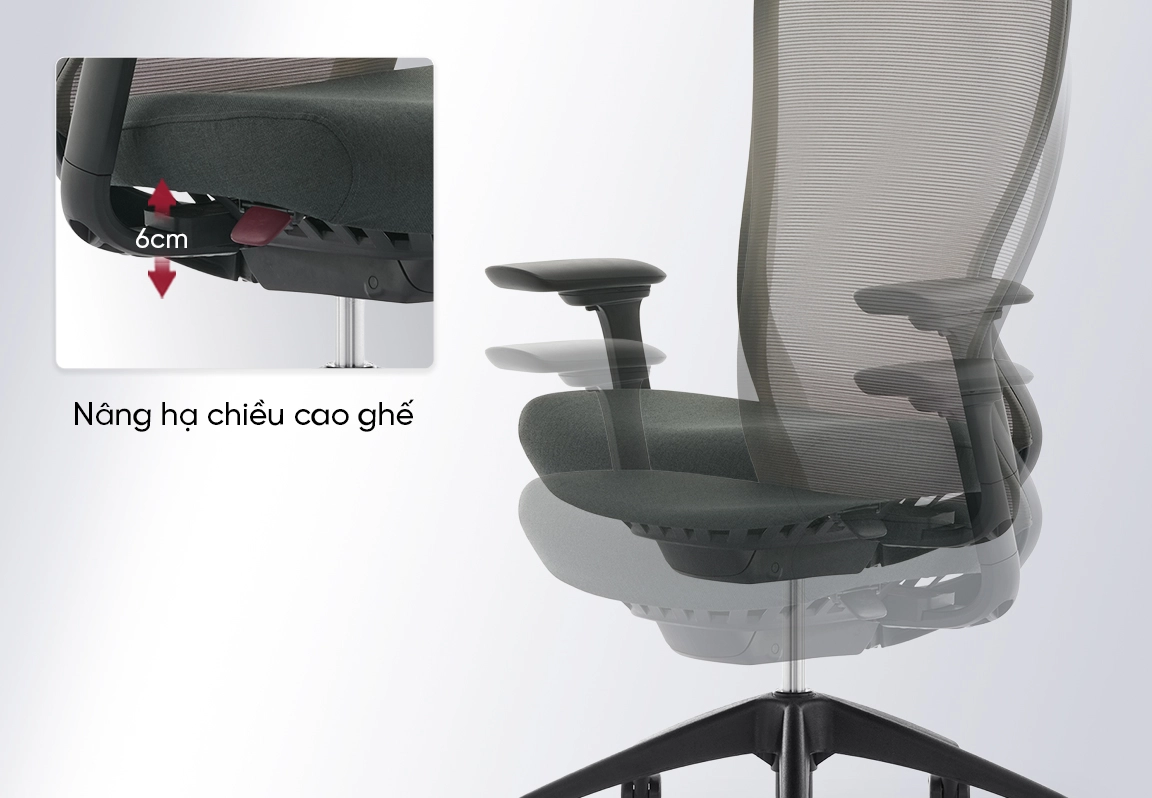 c&ocirc;ng năng n&acirc;ng hạ của ghế c&ocirc;ng th&aacute;i học vxsda