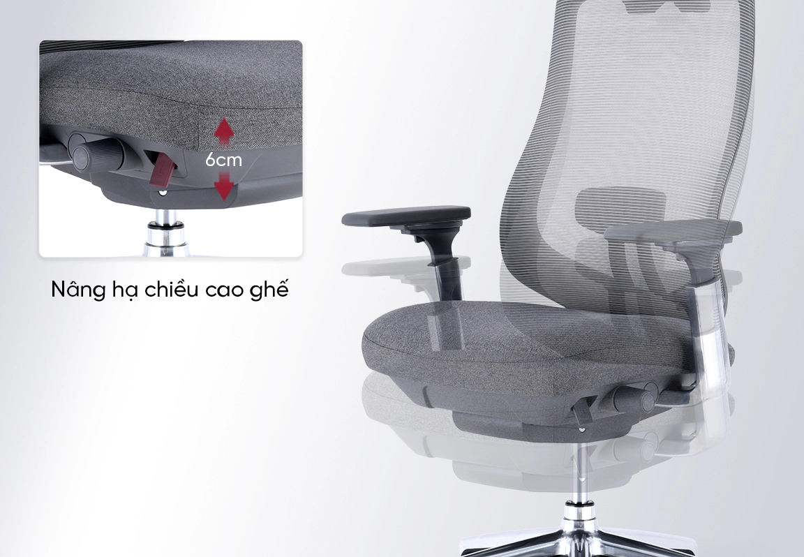 chức n&acirc;ng n&acirc;ng hạ của ghế xksda