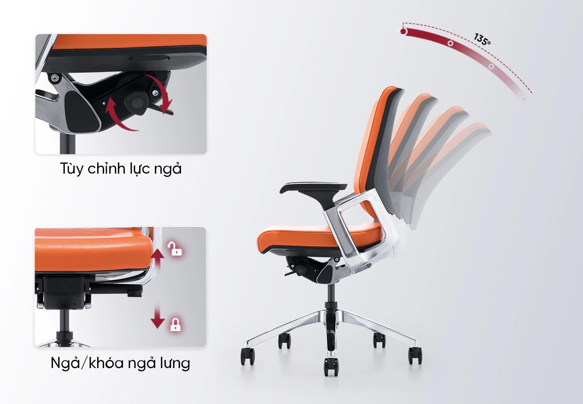 chức năng ghế văn ph&ograve;ng cao cấp fm04lb