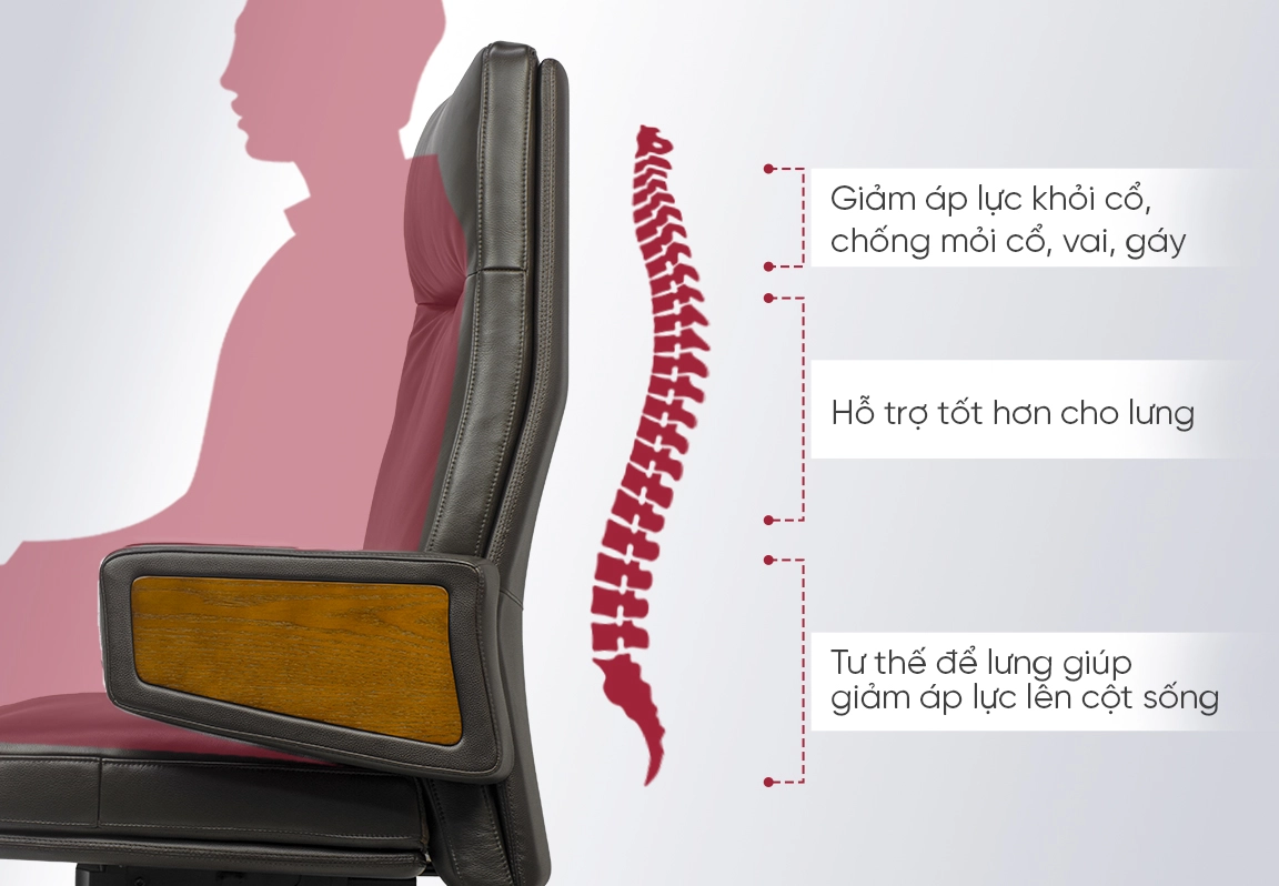 ghế da cao cấp mychair no131a