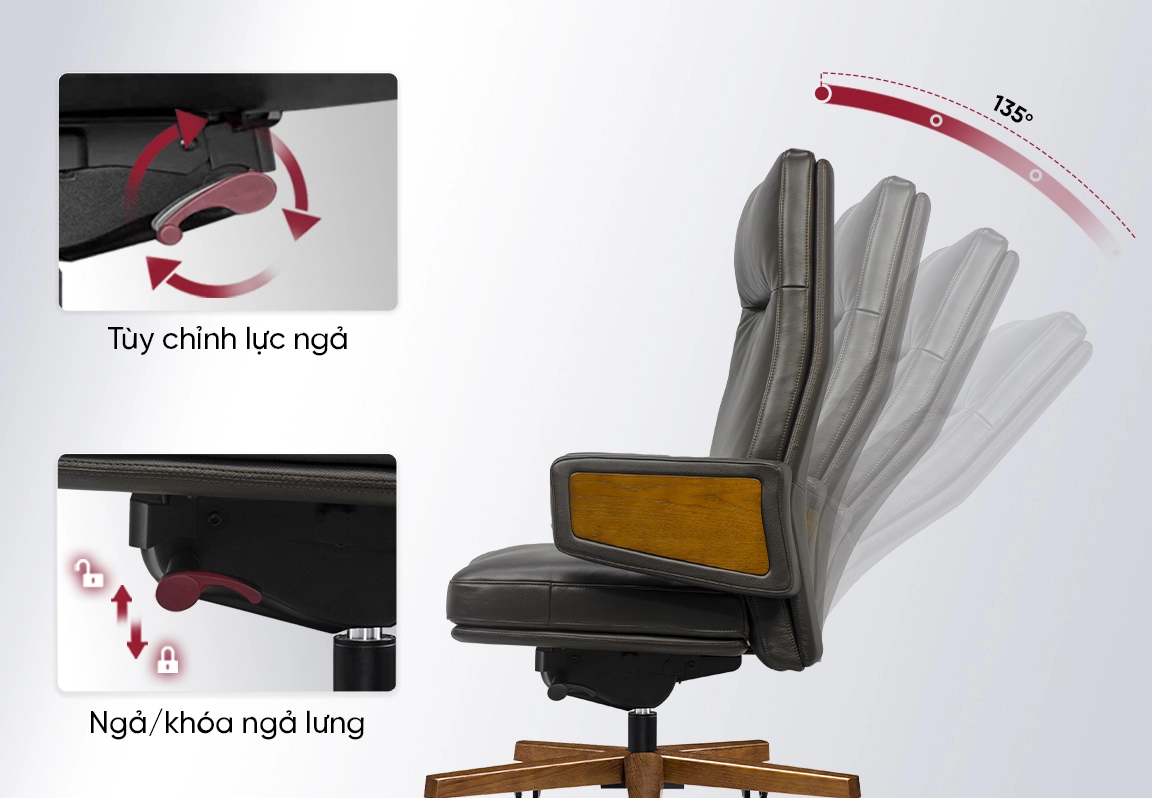 ghế da cao cấp mychair no131a