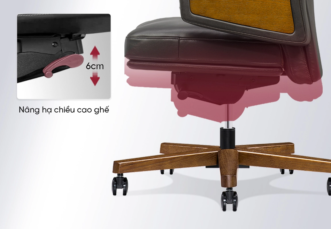 ghế da cao cấp mychair no131a