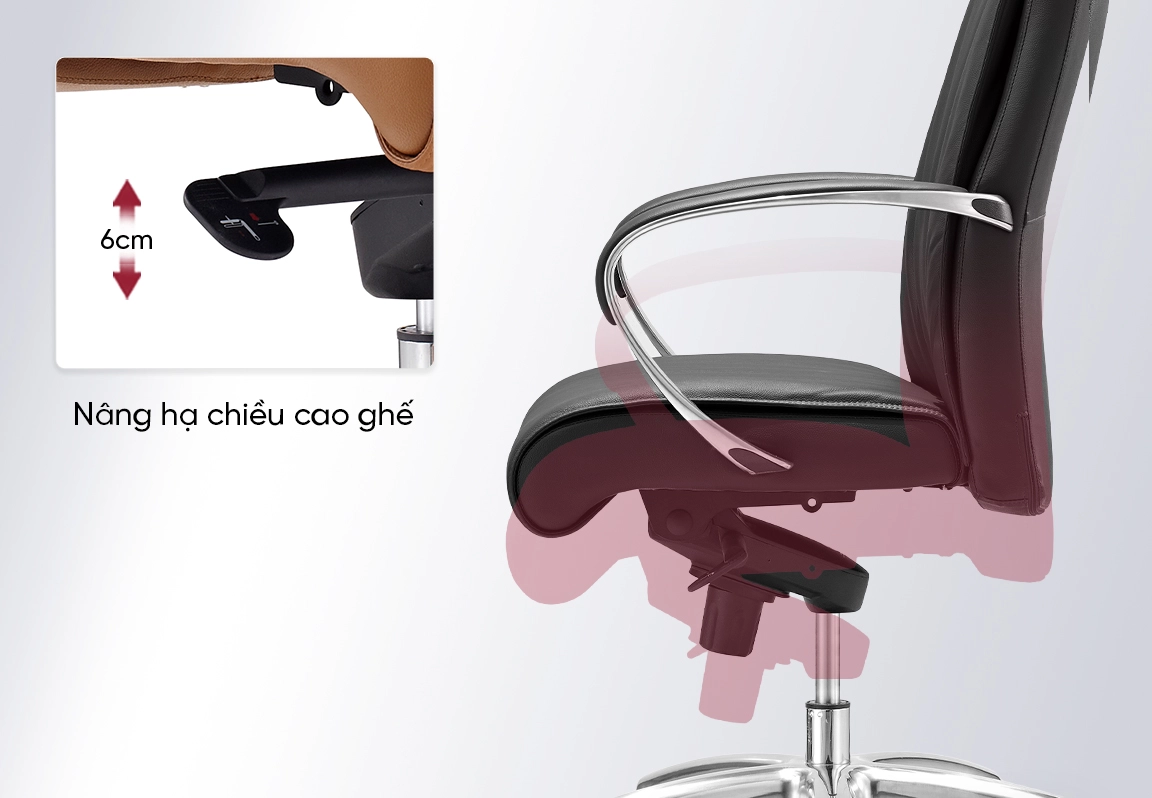 chức năng ghế ngồi giám đốc MO169A