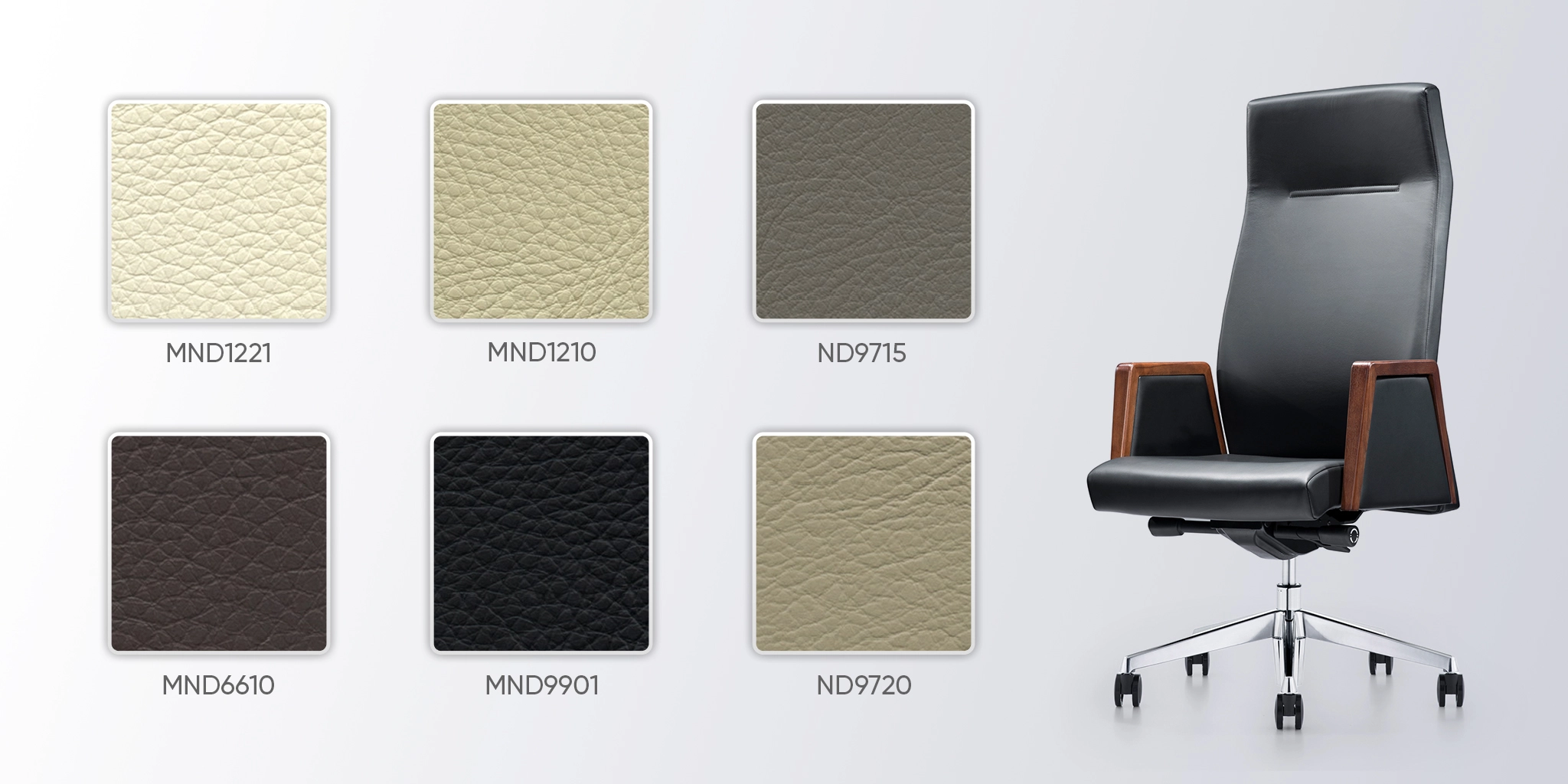 bảng màu da ghế giám đốc mo621a