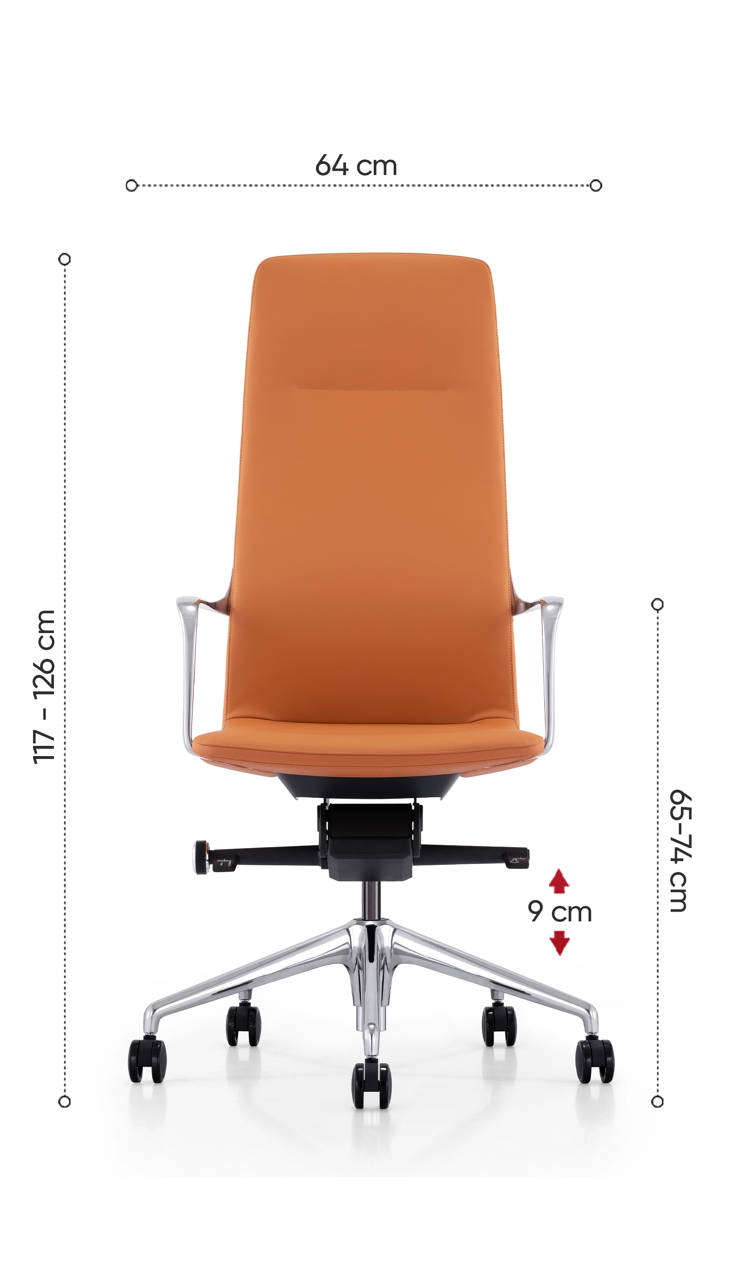 k&iacute;ch thước ghế văn ph&ograve;ng mo09-a2