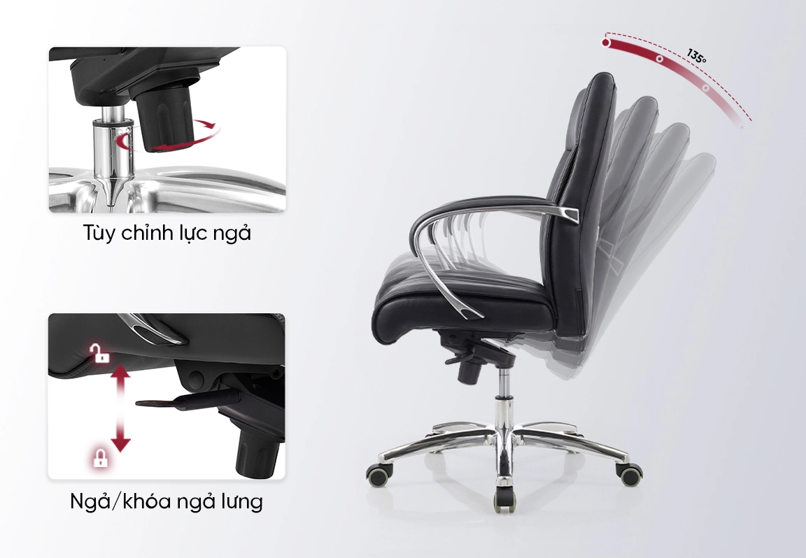 c&ocirc;ng năng ghế văn ph&ograve;ng mo169b