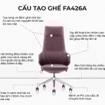 Ghế Da Văn Phòng MyChair FA426A Lưng Cao
