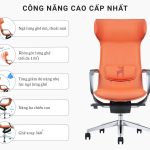 Ghế Giám Đốc Da Cao Cấp Nhập Khẩu MyChair FA11F