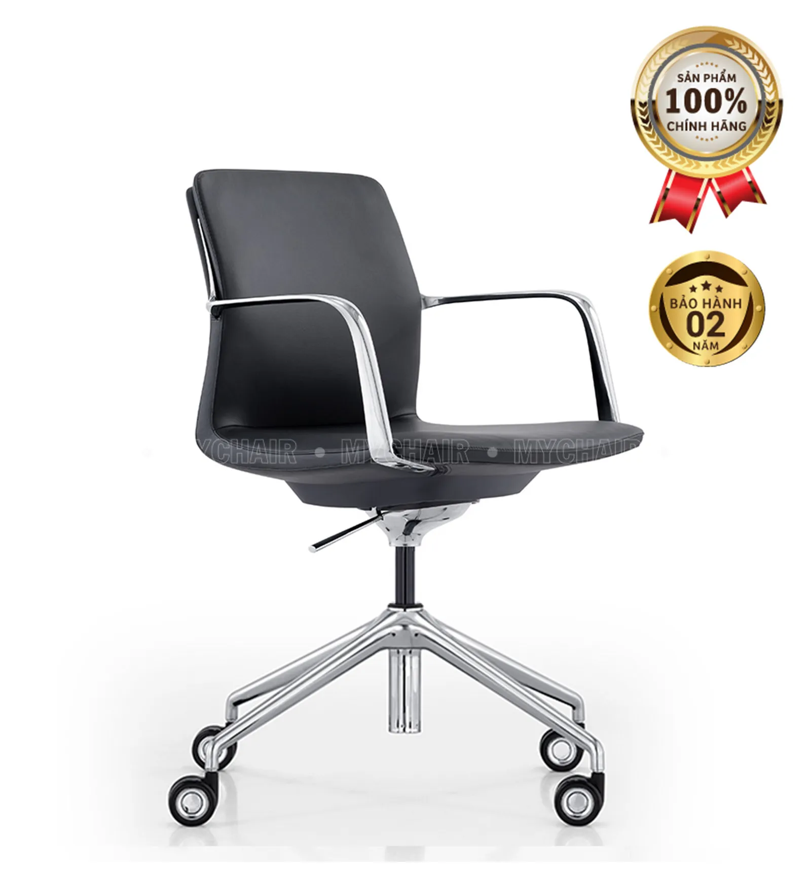 Ghế Xoay Da Cao Cấp Nhập Khẩu MyChair MO09B-1