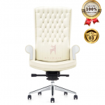 Ghế Giám Đốc Da MyChair NO31A Màu Trắng Cao Cấp