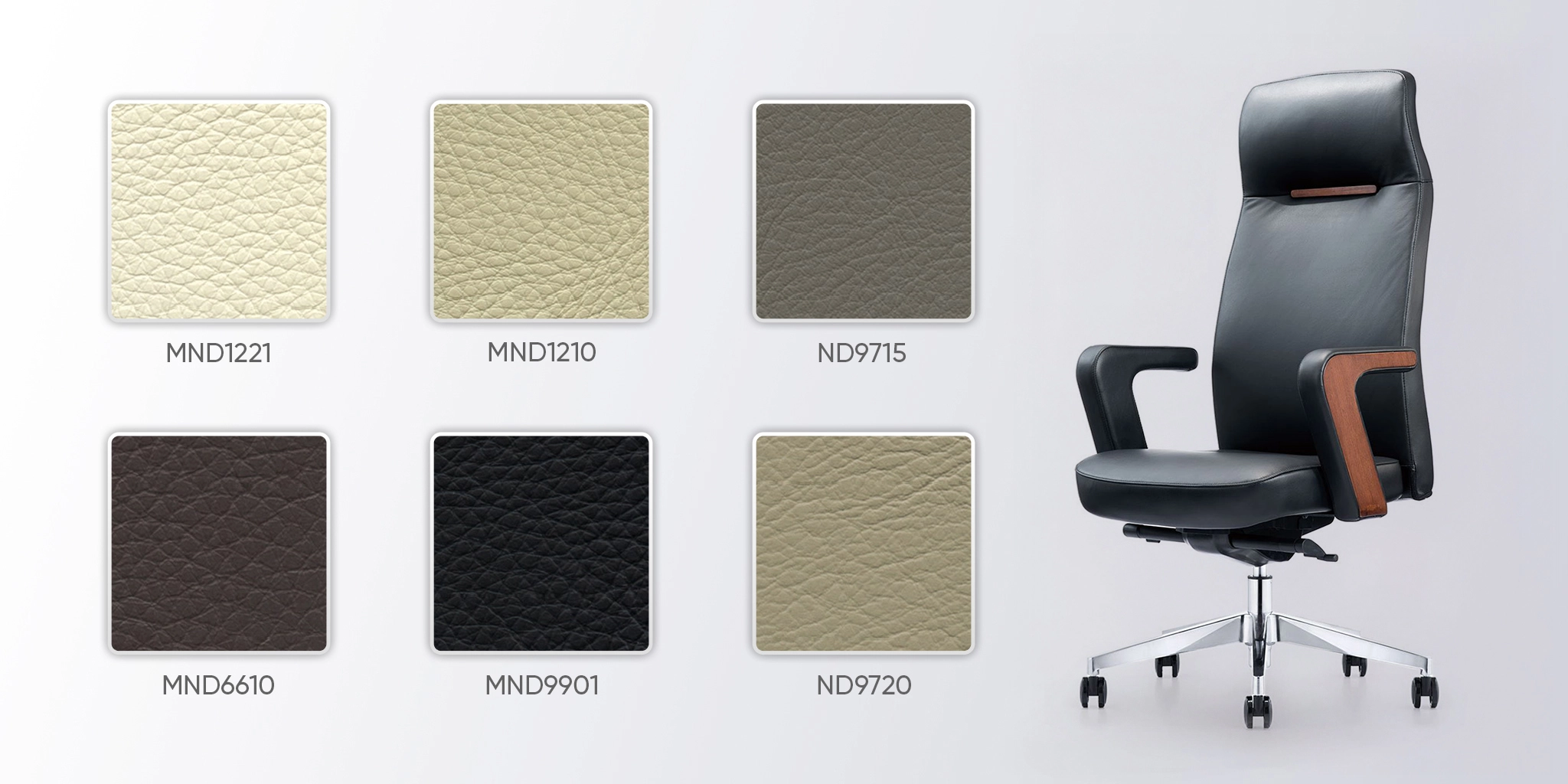 bảng màu da ghế FA636A