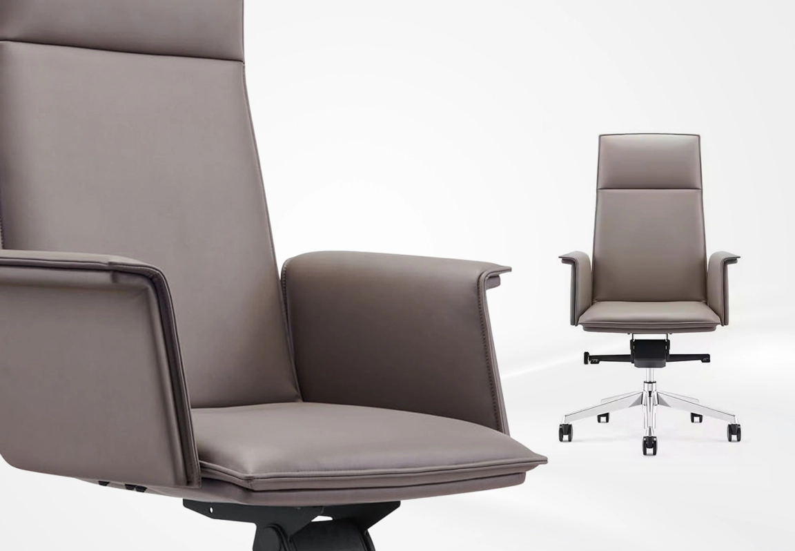 thiết kế ghế gi&aacute;m đốc da fa827-1a