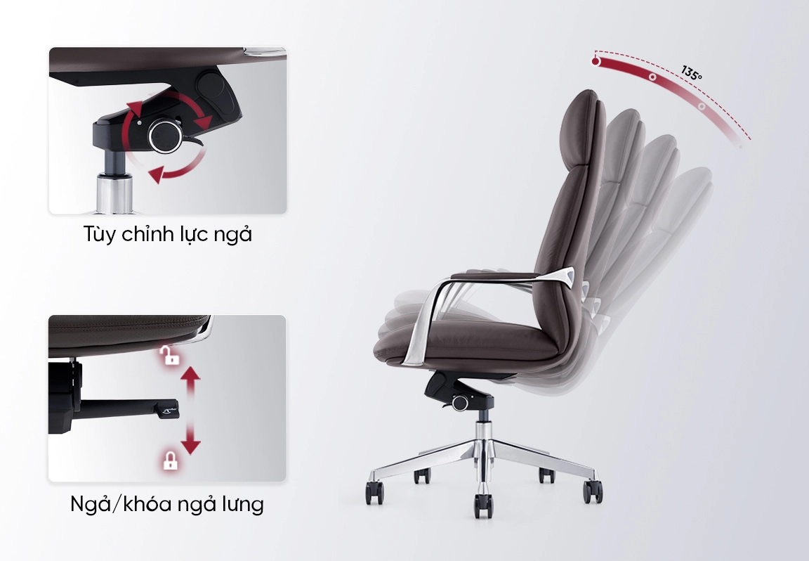 chức năng ghế gi&aacute;m đốc mo221a