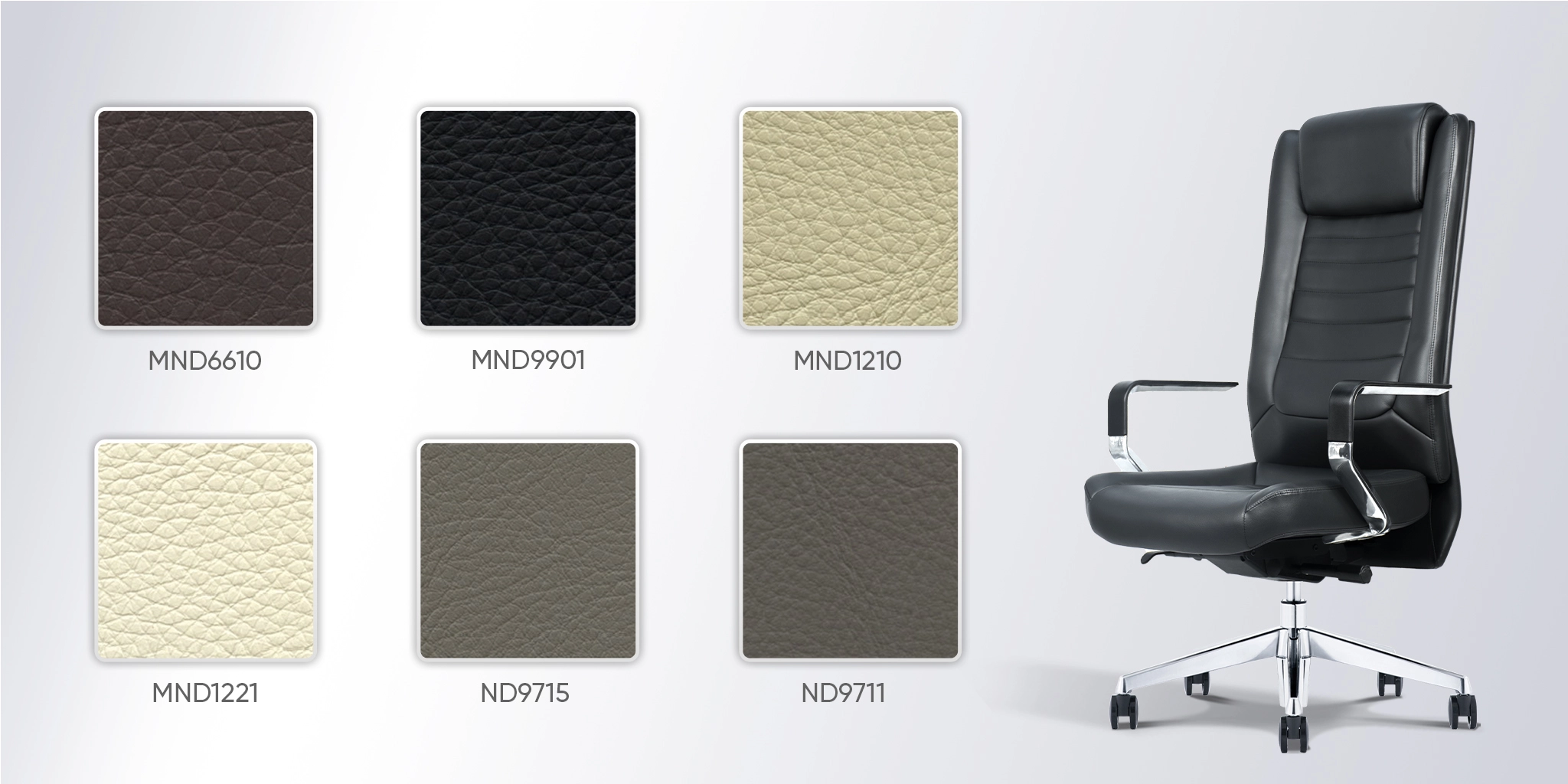 bảng màu da ghế mo165a