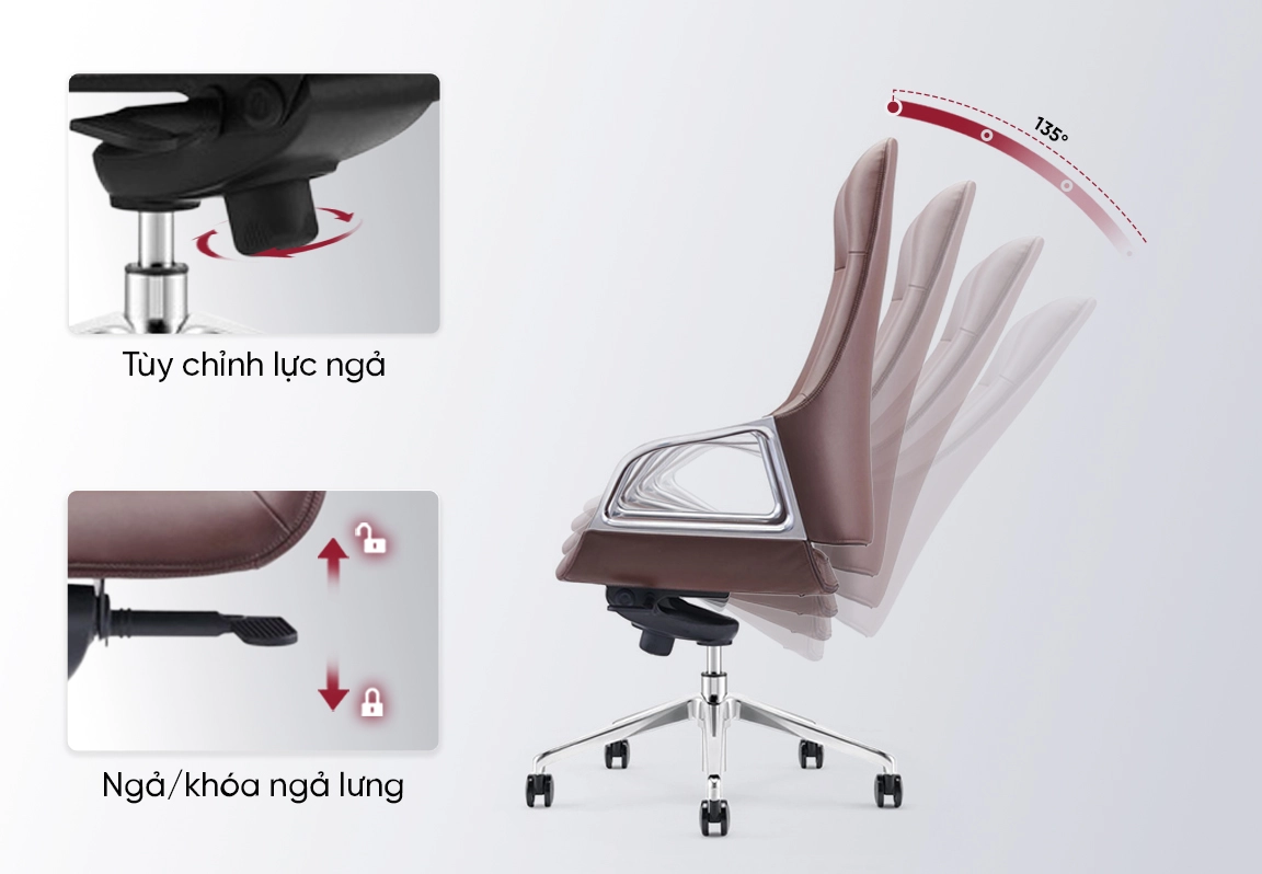 công năng mẫu ghế giám đốc fa910a