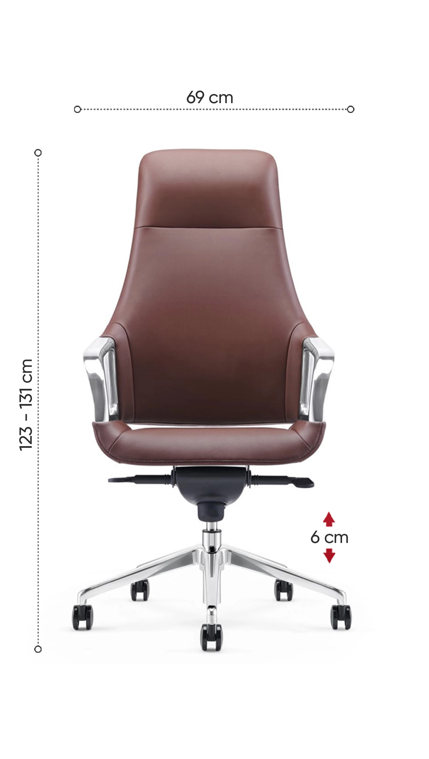 kích thước ghế tổng giám đốc fa910a