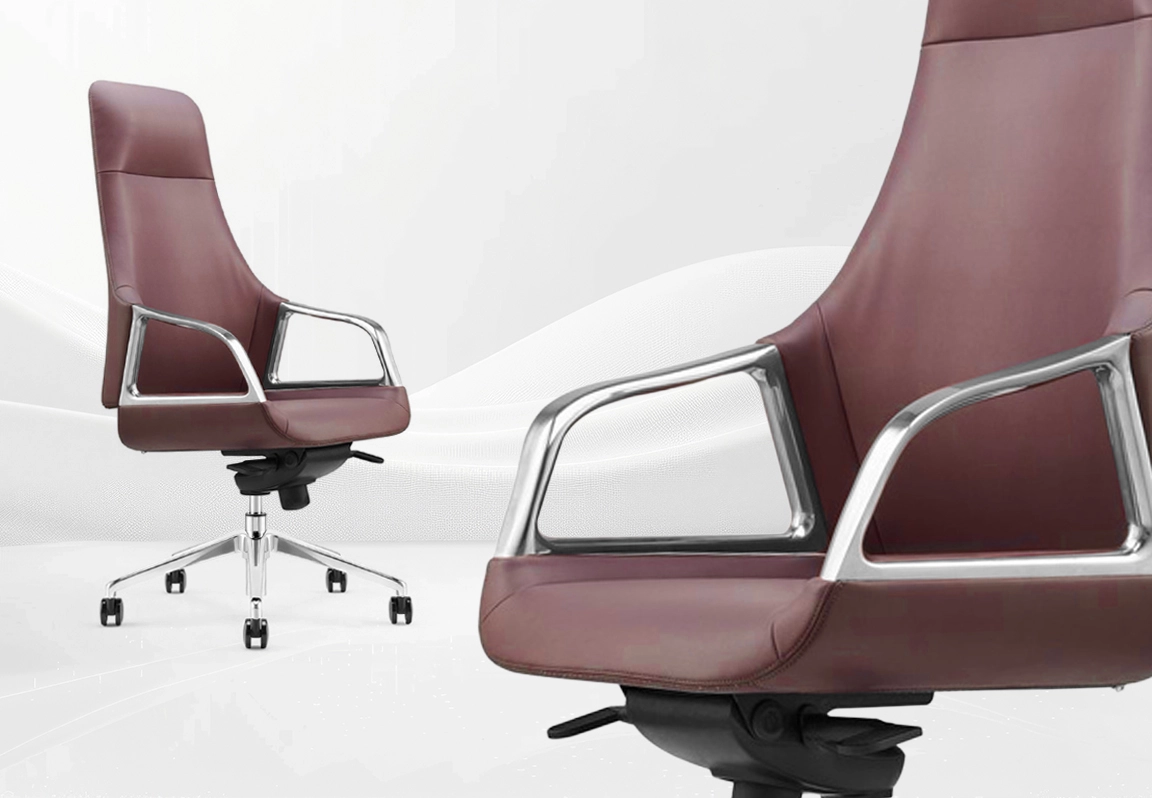 thiết kế ghế da giám đốc nhập khẩu fa910a