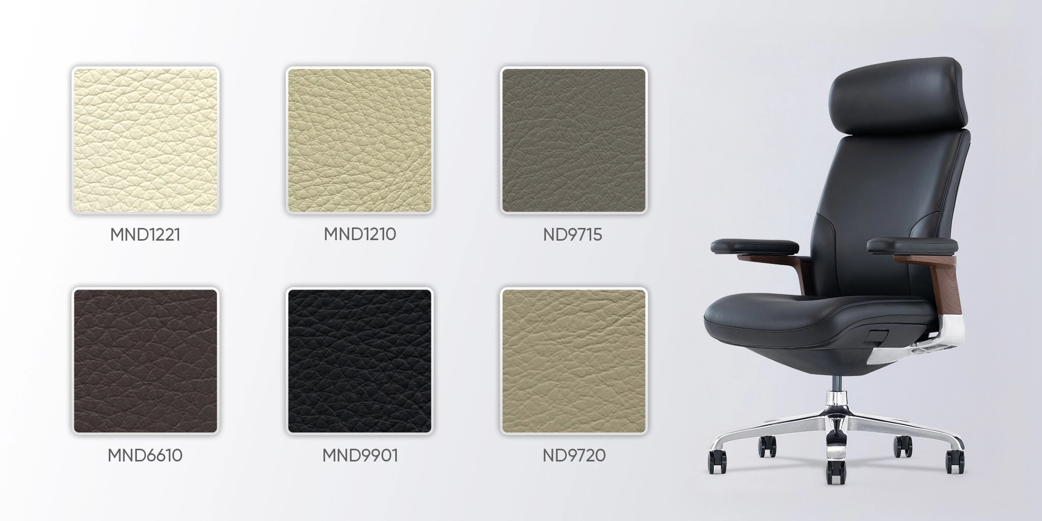 bảng màu da ghế no18a