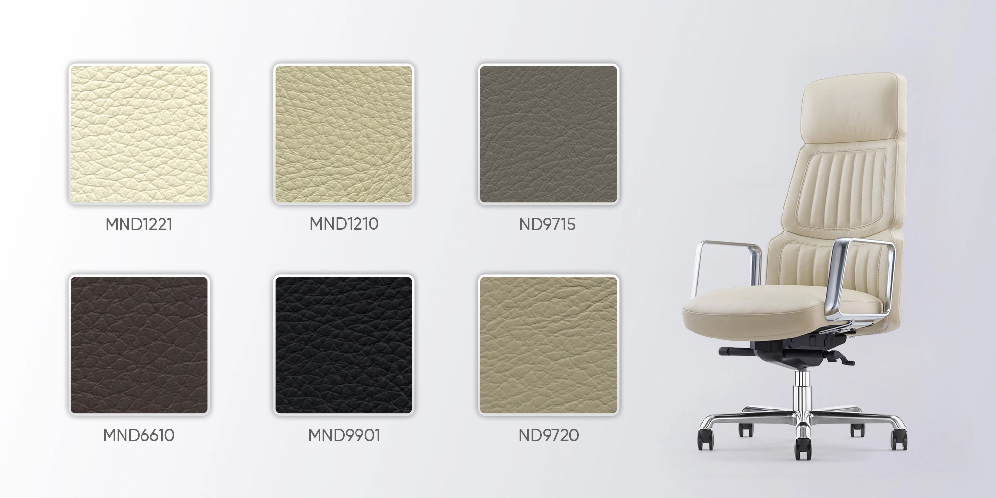 bảng màu da ghế no423a