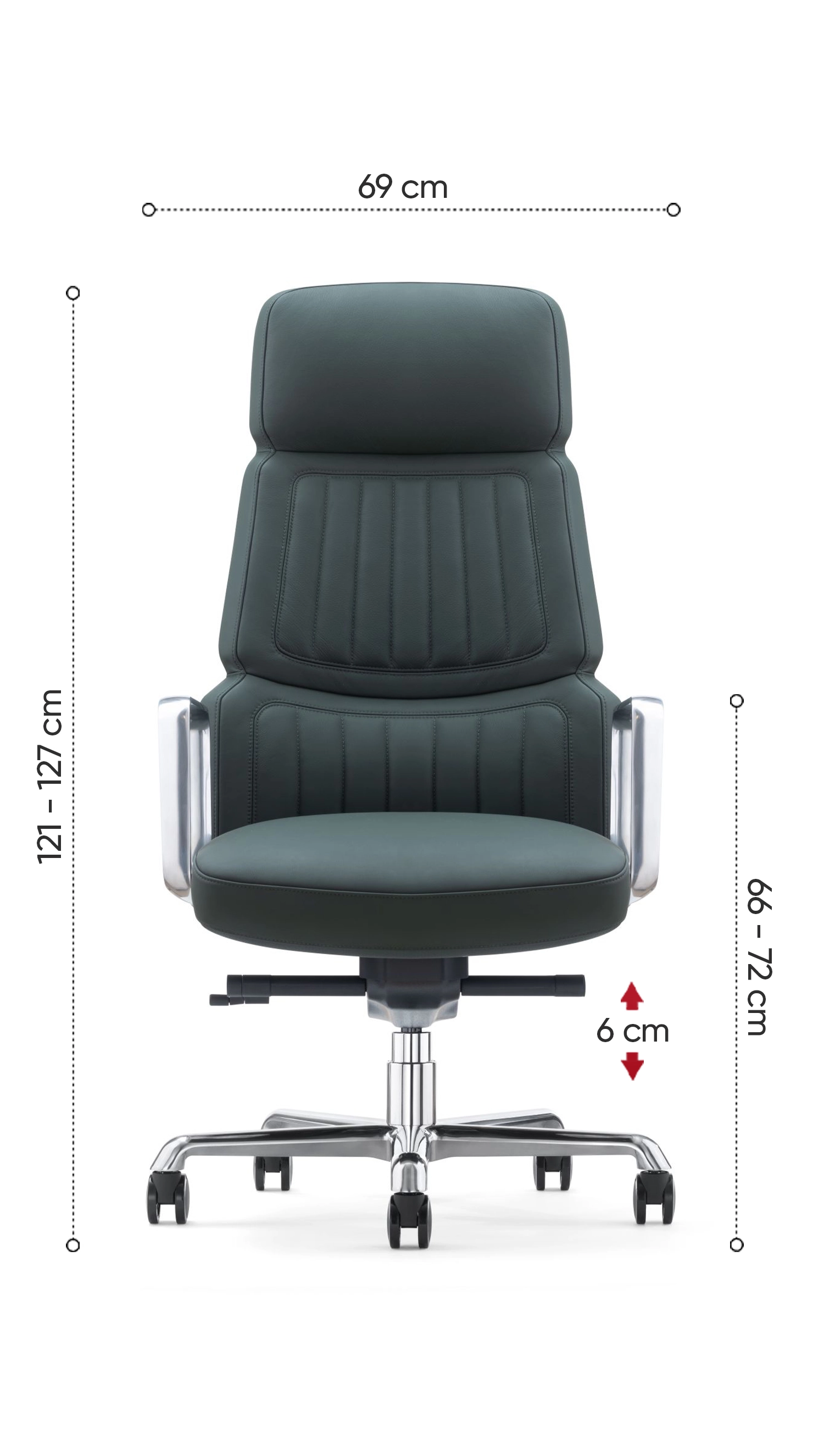 kích thước ghế no423a