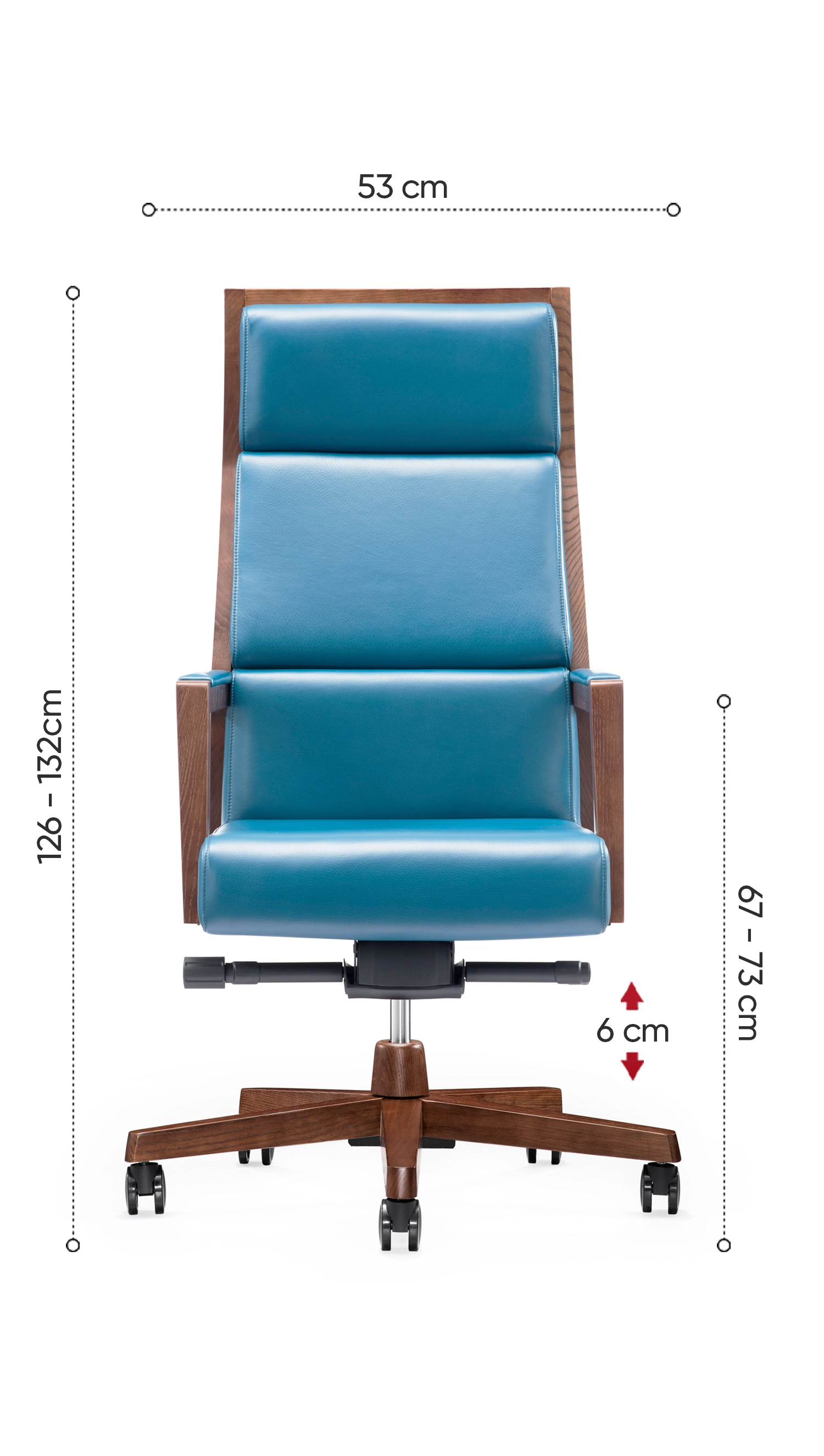 k&iacute;ch thước ghế gi&aacute;m đốc no613a