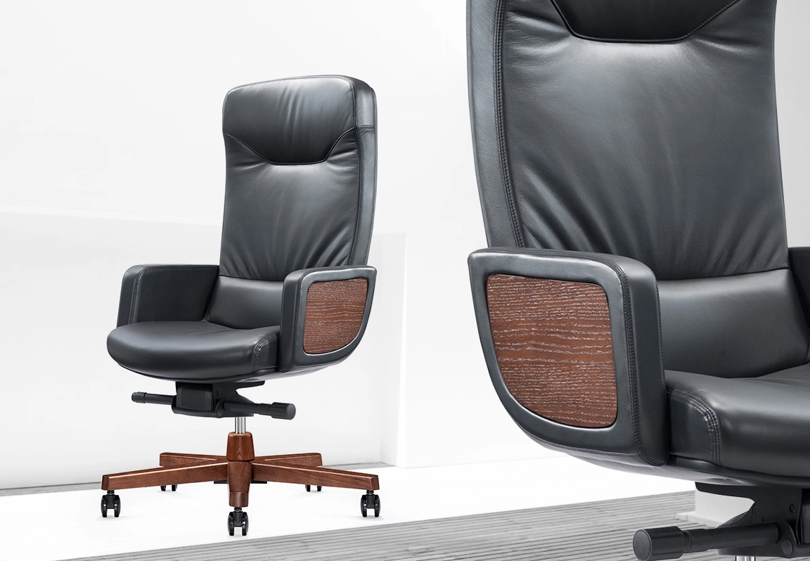 ghế gi&aacute;m đốc nhập khẩu no634a