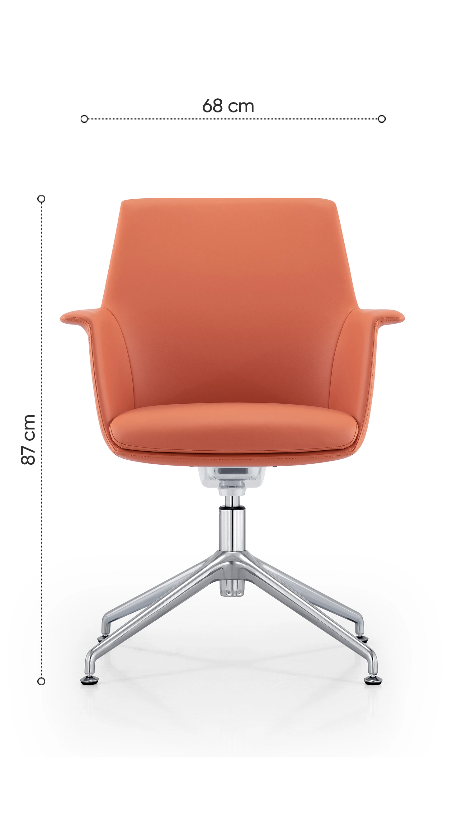 k&iacute;ch thước chi tiết ghế ph&ograve;ng họp me022c