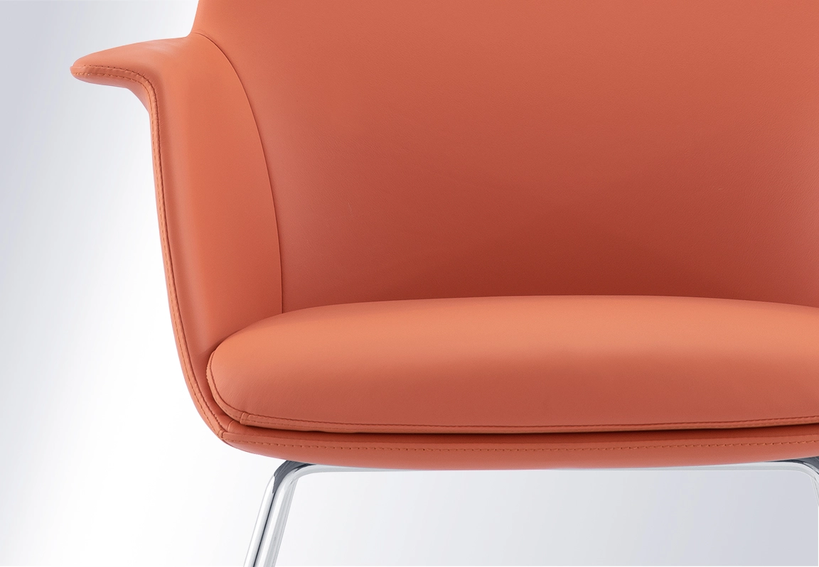 đệm ngồi ghế họp ch&acirc;n quỳ me022c-1