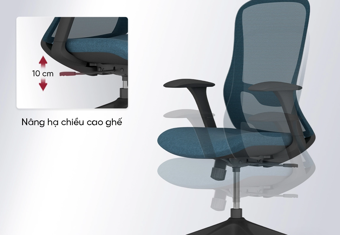 ghế văn ph&ograve;ng l&agrave;m việc fm114bb-1