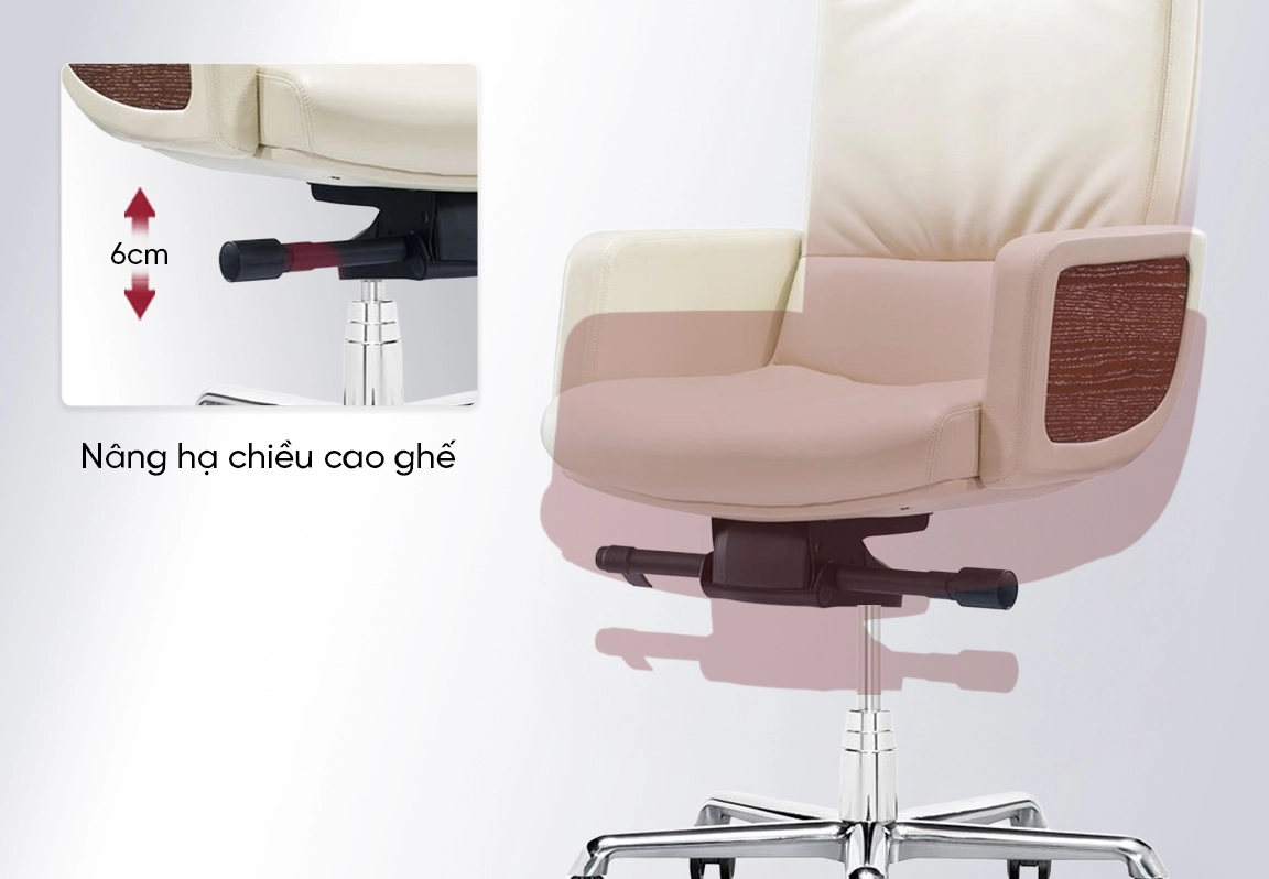 ghế l&agrave;m việc gi&aacute;m đốc no641-1a