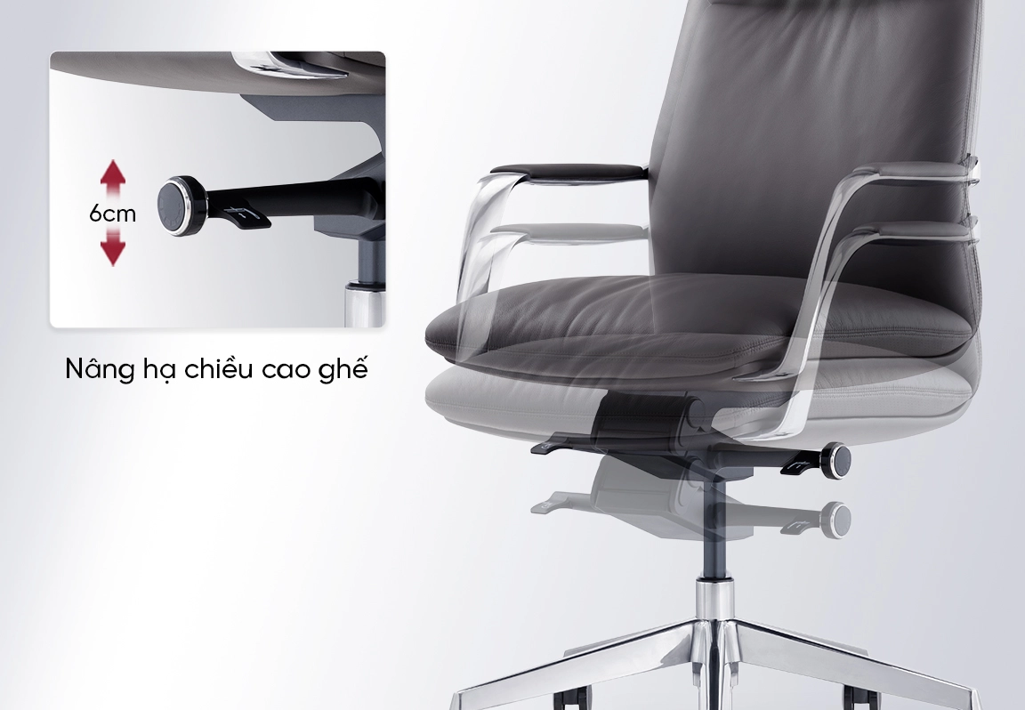 ghế phòng họp chân xoay mo221b