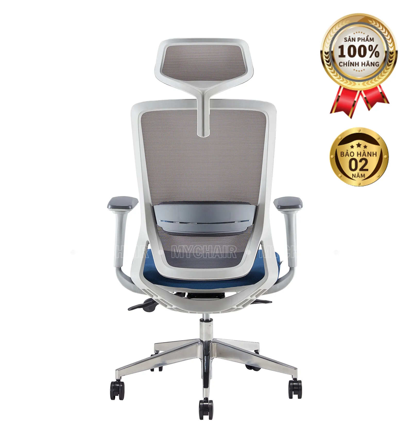 Ghế Xoay Lưới Nỉ Cao Cấp Nhập Khẩu MyChair FM48AW-1