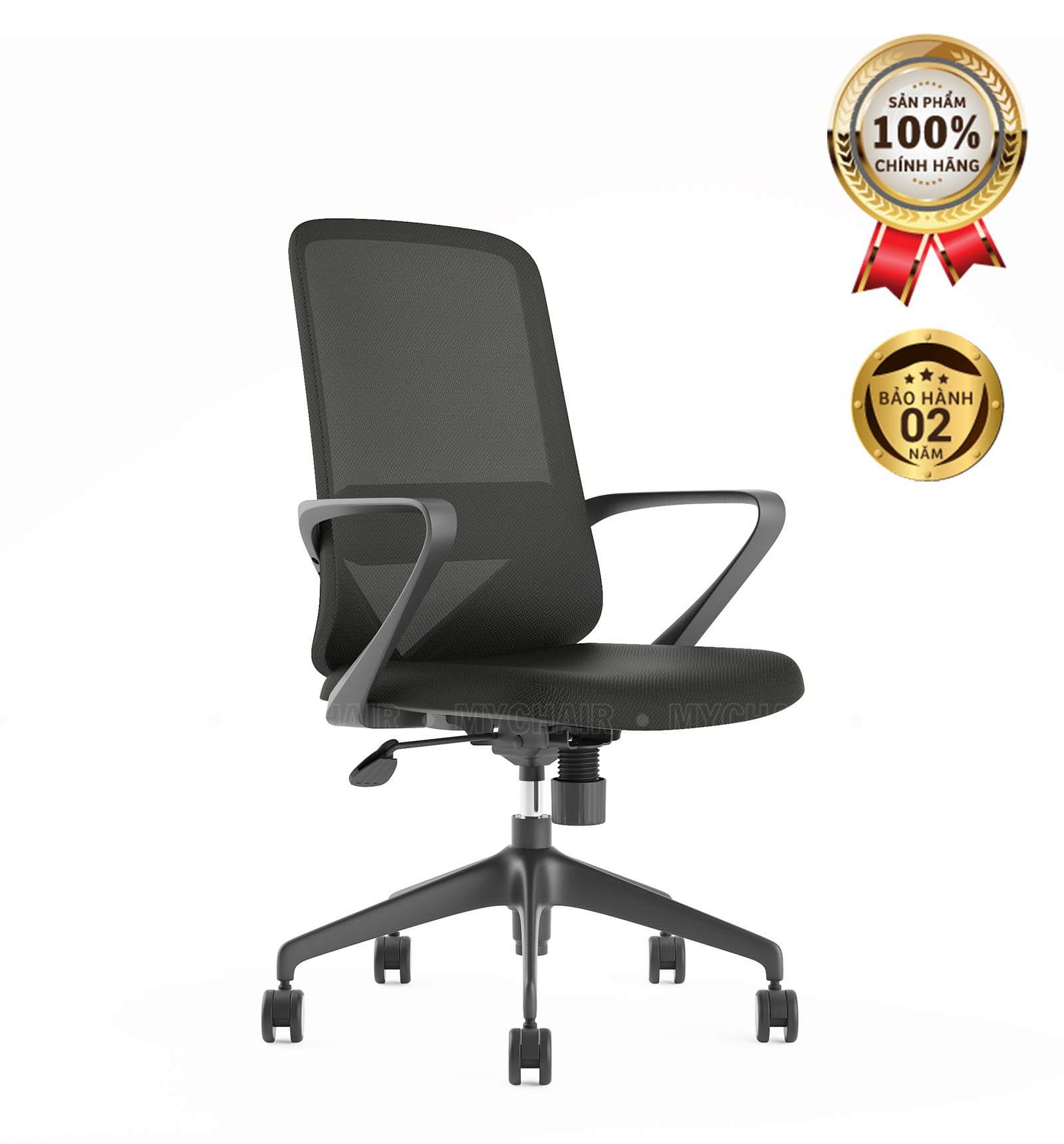 Ghế Xoay Lưới Nỉ Cao Cấp Nhập Khẩu MyChair FM204BB