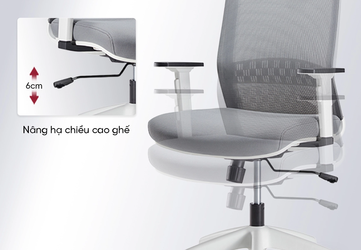 ghế lưới nhập khẩu FM126AW-1