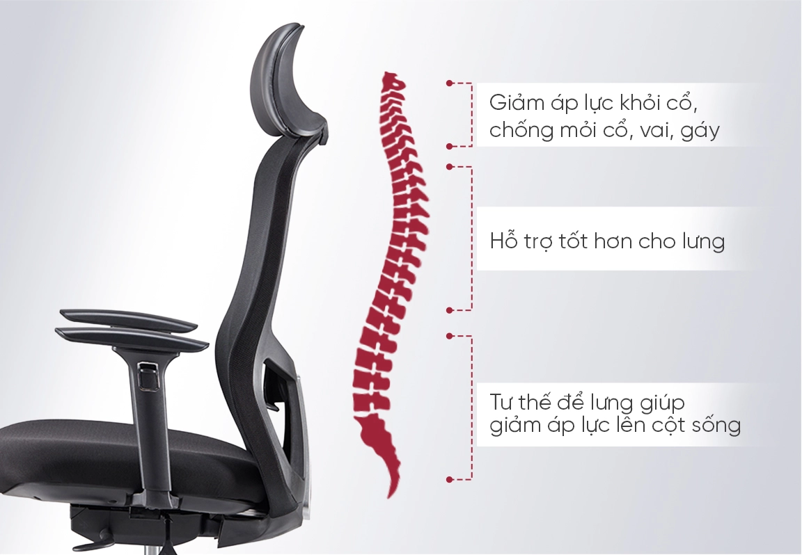 ghế văn ph&ograve;ng xoay fm33a1