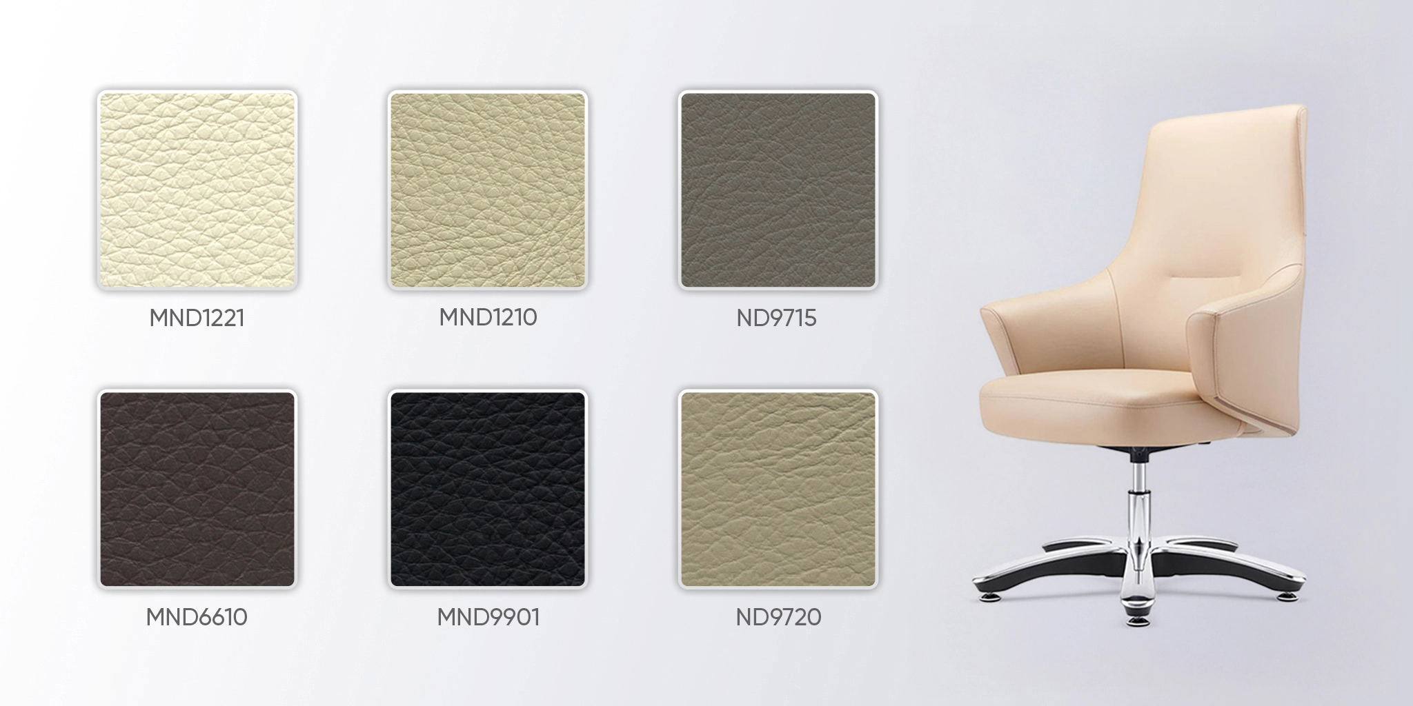 bảng màu da ghế họp fa912c