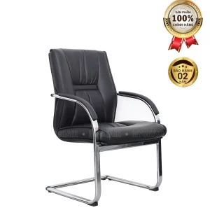 Ghế Phòng Họp Da Chân Quỳ Cao Cấp MO218C - Da Bò Italia