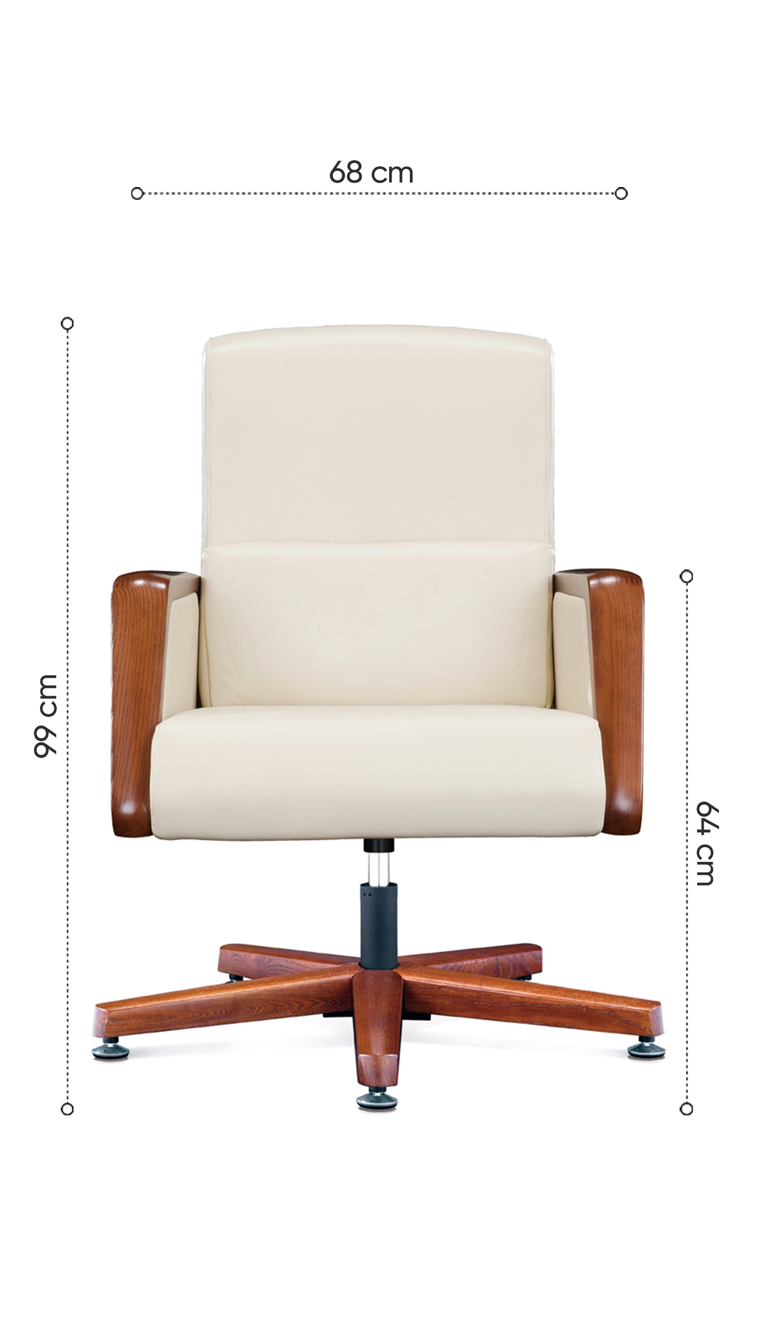 k&iacute;ch thước ghế họp no533c