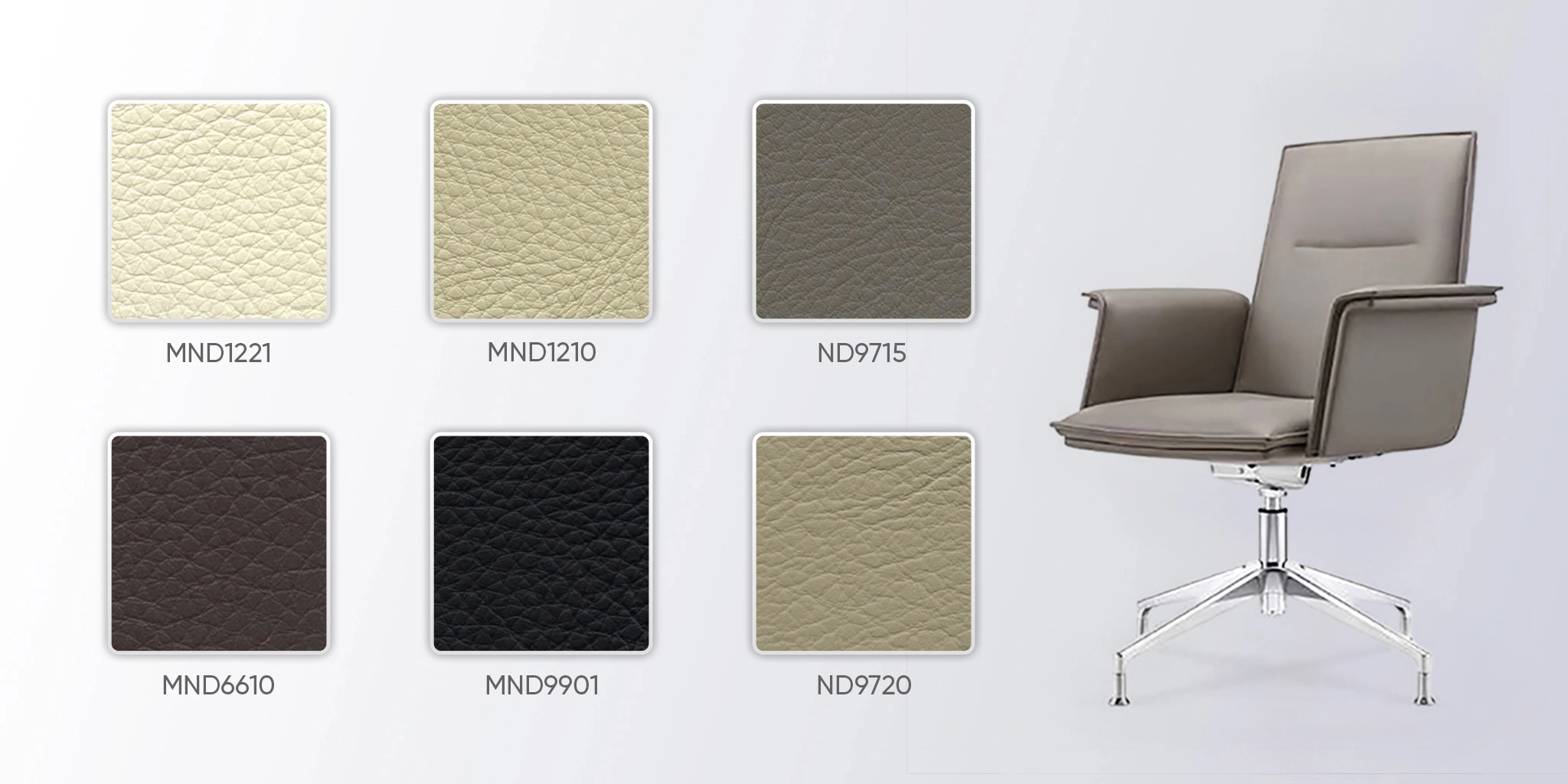 bảng m&agrave;u da ghế fa827-1c