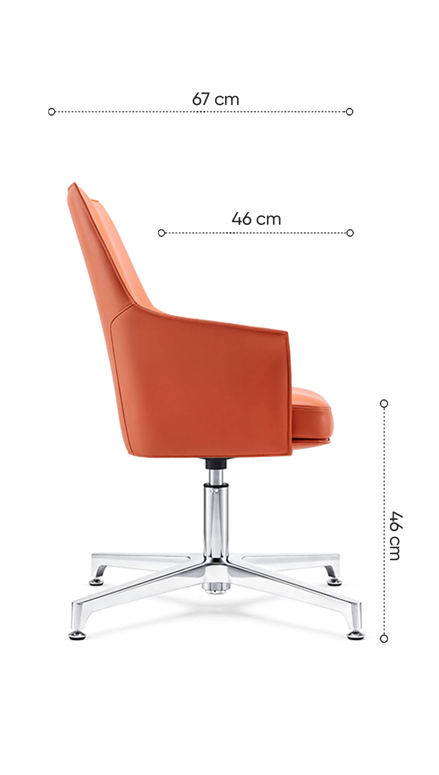 kích thước ghế phòng họp fa926c