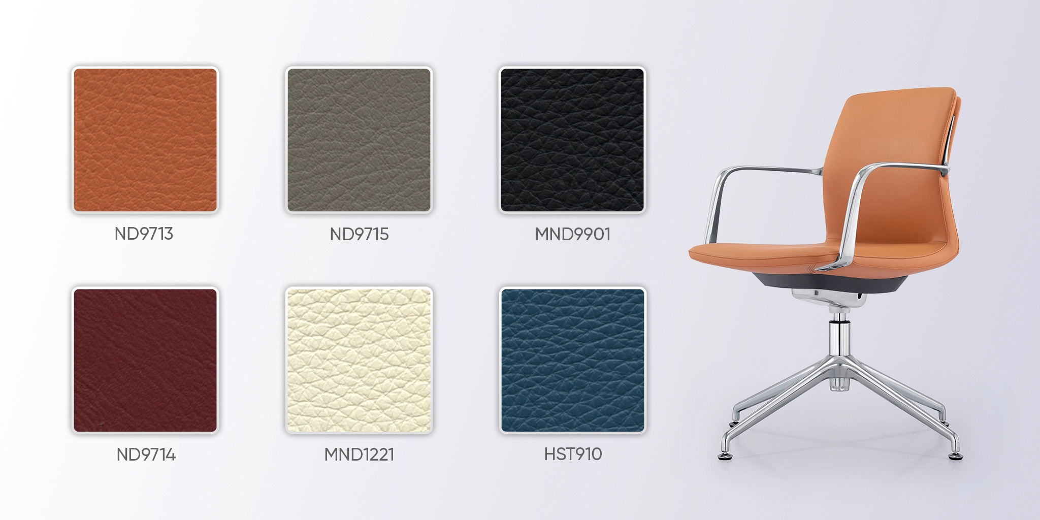 bảng màu da ghế mo09c