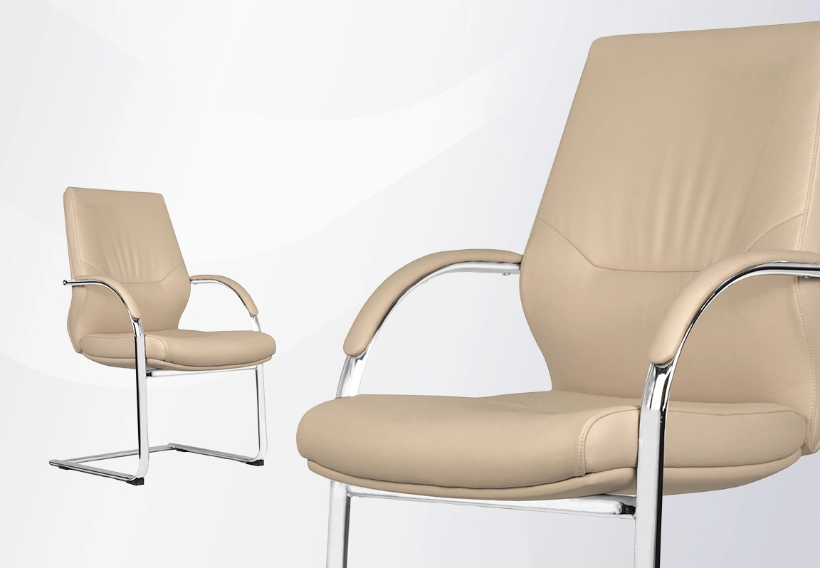 thiết kế ghế họp da mo0820c