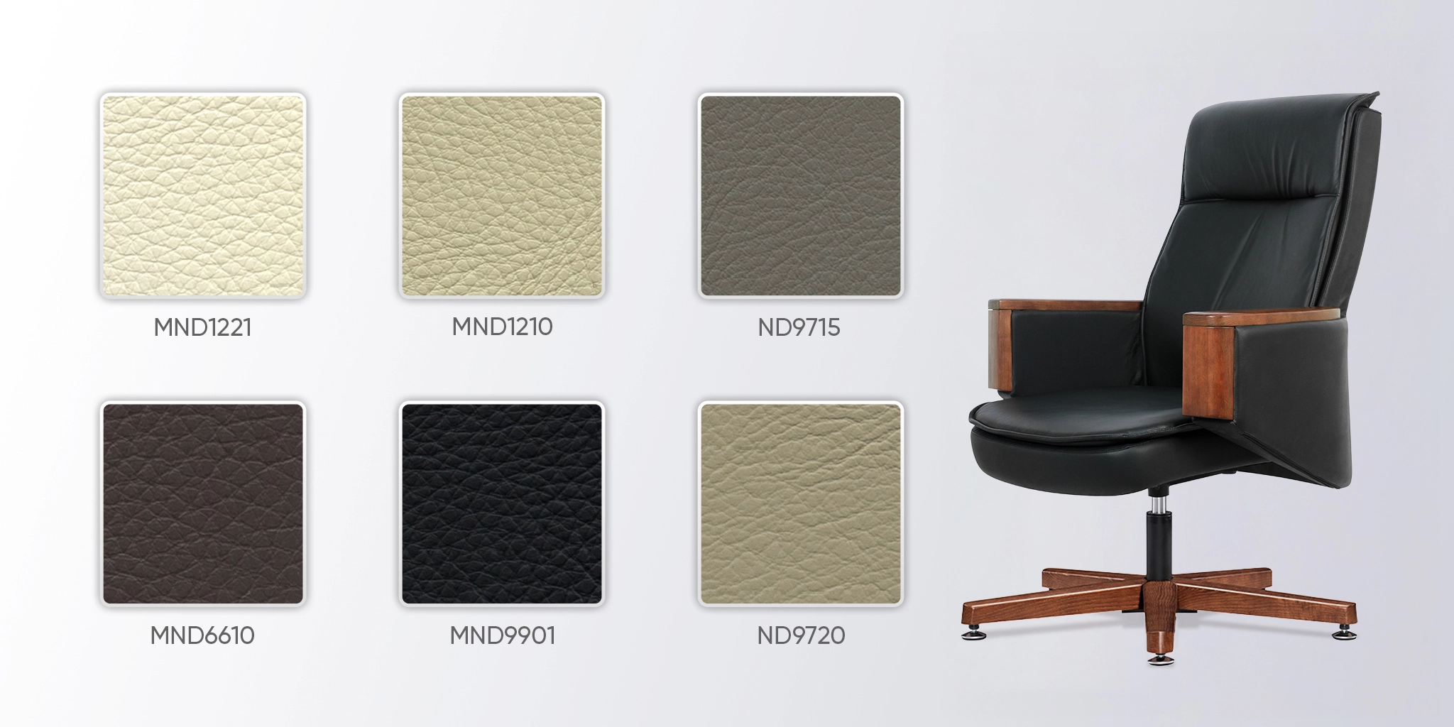 bảng màu da ghế no056c